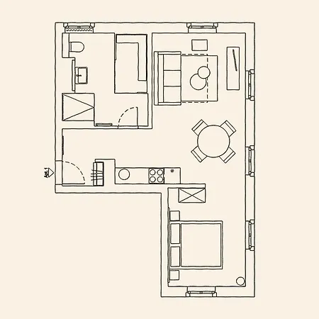 Alte Baeckerei Und Cafe מלון דירות